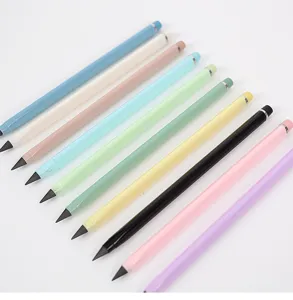 Buntes ewiges tintenloses Bleistift-Set, spitzfreier, langlebiger Graphit-Ersatz für Schüler.