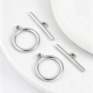 Stainless Steel Polished Large OT Clasp DIY Jewelry Findings Bracelet Necklace Connector