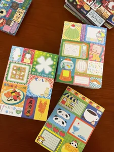 Blocs-notes japonais mignons détachables blocs-mémos vintage journal scrapbooking papeterie