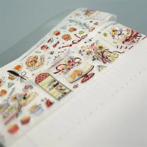Cute sweet cupcake washi tape for journaling diary decoration and craft DIY collages.