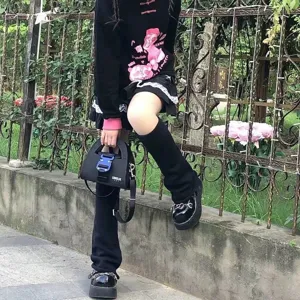 Jambières en tricot pour femmes hiver chaud bas de botte chaussettes évasées mode streetwear