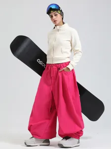 Waterproof windproof loose wide-leg snowboard ski pants for outdoor winter sports