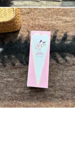 Cute long sticky notes memo pad featuring cute angel puppy design pink aesthetic stationery