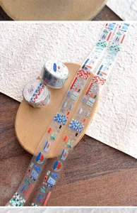 Summer goldfish series washi tape set, special oil process decorative masking tape for crafts.