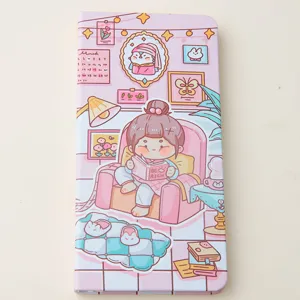 Carino taccuino planner settimanale con pagine interne quadrettate e design adorabile