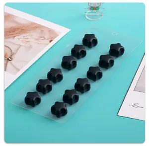 Schwarze Stern Magnet Schal Clips, starke Brosche Pins für Tücher, Schals und Anti-Rutsch.