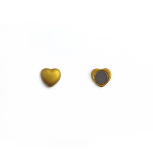 Goldene Herz Magnet Schal Schnalle starker Magnet Brosche Kopftuch Tuch Clip Halterung