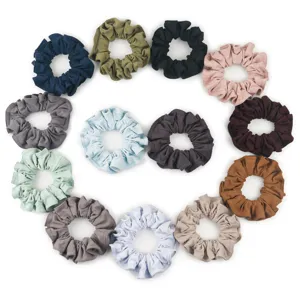 Set di elastici per capelli in morbido velluto, accessori per acconciature quotidiane.