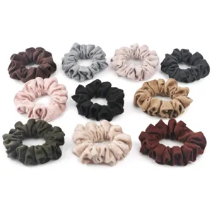 Set di elastici per capelli in lana autunno inverno morbidi accessori per acconciature