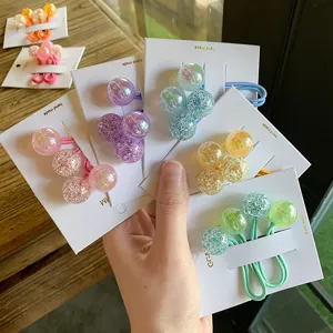 Kinder süße bunte Magie Perle Haargummis Haarstyling Zubehör für Mädchen Hauptansicht