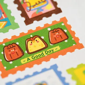 Cute stamp washi tape decorative adhesive sticker for journaling crafts DIY decor.