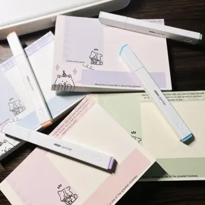 Cute Cartoon Dog Memo Pad Student Office Stationery Notepad Non-Sticky Single-Sided Printing Note Pad