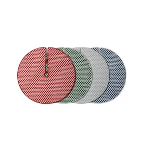 Pluche kerstboomrok met ruitpatroon, feestelijke vakantie kerstboom vloermat set
