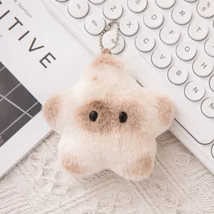 Lindo Estrella Peluche Llavero Suave Estrella Animal de Peluche Colgante de Bolso