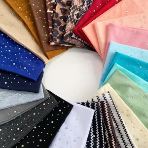 Sparkling rhinestone elastic headband, versatile fashion hair accessories in various colors.