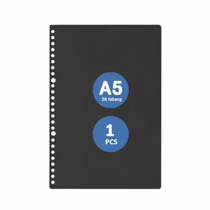 A5 pochette de rangement recharge couverture de classeur 20 trous en PP pour agenda