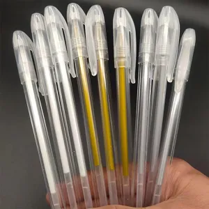 Penna Evidenziatrice Metallica Oro Argento Penna Inchiostro Gel Arte Studente DIY Diario Marcatore Cancelleria Ufficio