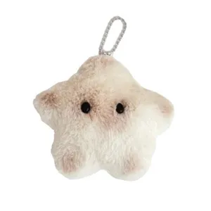 Lindo llavero de felpa de estrella colgante suave peluche bolso lindo decoracion
