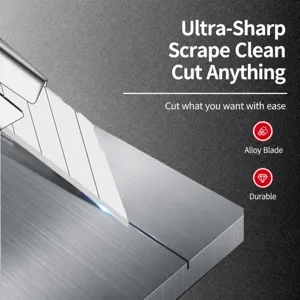 Aluminum alloy utility knife metal craft paper cutter durable box cutter for office school