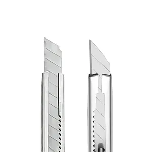 Aluminum alloy small utility knife stainless steel paper cutting metal craft knife for DIY.