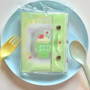 Melon Soda M5 Cuaderno de Hojas Sueltas Cubierta Lindo Oso Recambios Papelería