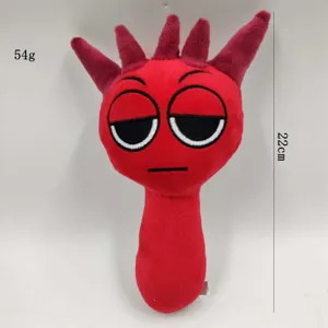 Incredibox Sprunki plush toy μαλακό λοuτρινo παιχνίδι κόκκινη κούκλα δώρο 22cm 54g