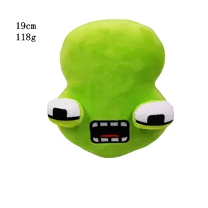 Alphabet Lore Plüschtier grüne Figur weiche Kuschelpuppe Kinder Lernspielzeug 19cm