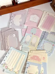 Cute original summer festival planner inserts M5 loose leaf notebook refills kawaii stationery