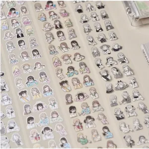 Süße Mädchen PET Klebeband Rollen für Tagebuch und DIY Scrapbooking, klares Design.