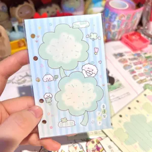 Cute clover loose-leaf notebook paper M5 refill a7 a8 diary planner insert stationery