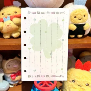 Clover binder refill paper cute journal loose-leaf insert M5 A7 A8 stationery diary sheet