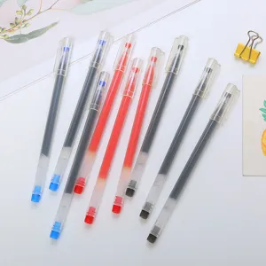 Bunte Direkt-Liquid-Gelstifte-Set mit grossem Tintenvolumen für glattes Schreiben Büro Schule.