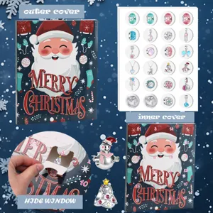 Christmas DIY charm bracelet advent calendar detail showing exquisite box, beads and charms.