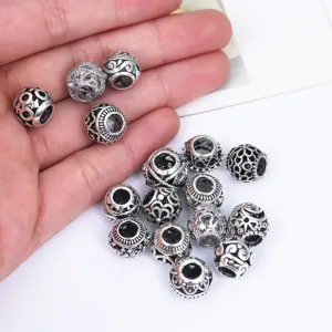 Zinklegierung Hohle Kugel Abstandsperlen Für DIY Handgemachte Armband Schmuckherstellung Zubehör Anhänger Charm