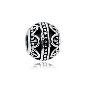 Antiksilber Legierung Hohl Perle Abstandshalter fuer DIY Armbänder Schmuck Zubehör Teile.