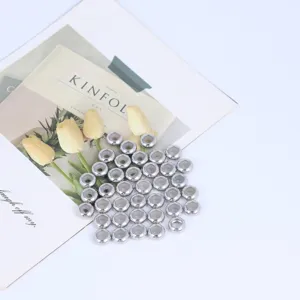 Silver metal silicone spacer beads 6-7mm round gasket for DIY bracelet jewelry making detail.