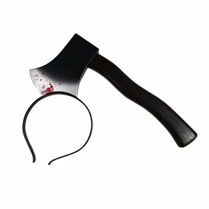 Cerchietto ascia insanguinata Halloween costume orrore festa spaventoso cosplay articolo