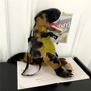Süßer Cartoon T-Rex Dinosaurier Plüsch Rucksack, weiches Stofftier Geschenk für Kinder.