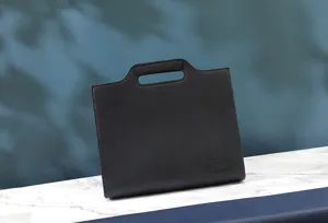 Vintage Crazy Horse Leder Aktentasche für Herren, elegante A4 Geschäfts Dokumenten Handtasche.