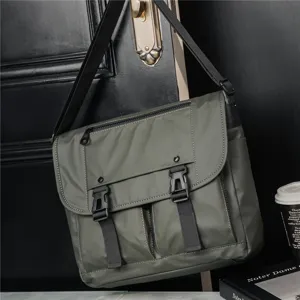 Waterproof oxford cloth messenger bag vintage single shoulder bag for men casual crossbody