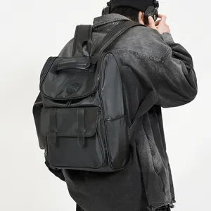 Large Capacity Casual Travel Backpack For Men And Women Waterproof Nylon School Bookbag Urban Street Fashion Daypack