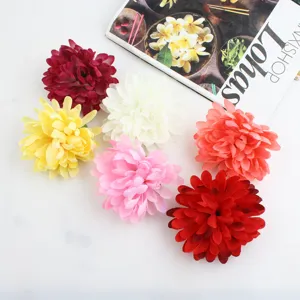 Pince à cheveux chrysanthème artificielle accessoire coiffure fleur artificielle colorée
