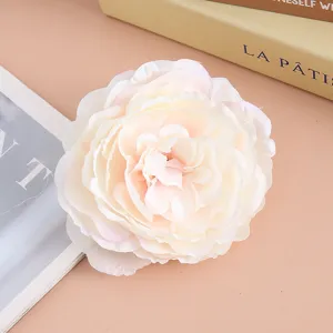 Künstliche Rosenblüte Haarspange Stoff Kamelie Haarnadel für Party Foto-Shooting Haarschmuck