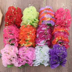 Μεγάλο Κλιπ Μαλλιών με Τεχνητό Λουλούδι Boho Εθνοτικό Hanfu Αξεσουάρ Μαλλιών Γυναίκες Διακοπές Φυτικά Κοσμήματα