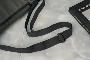 Waterproof oxford messenger bag adjustable shoulder strap detail view casual daily crossbody bag