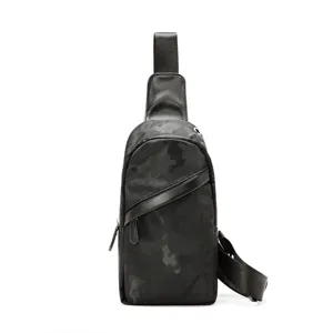 Men's camouflage sling bag casual crossbody chest pack stylish shoulder backpack for men