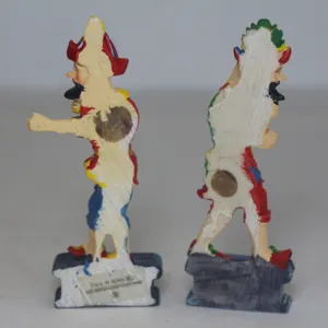 Resin warrior figurine sandplay toy miniature traditional character craft collectible