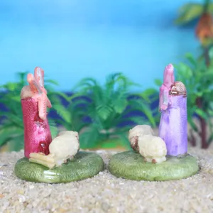 Miniature windmill sheep resin figurines succulent plant landscaping sand table toy decor