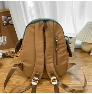 Zaino carino con capibara per donna, zainetto scolastico creativo e borsa da viaggio elegante.