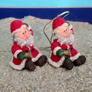 Christmas Santa Claus resin figurine ornament pendant micro landscape cute desktop decor